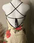 Vintage Rose Midi Dress