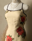 Vintage Rose Midi Dress
