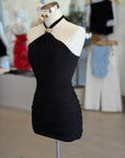 Dahlia Halter Mini Dress