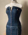 Demi Denim Belt Dress