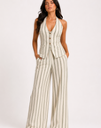 Stripe Pants Set