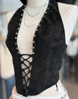 Lacy Halter Top