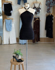 Dahlia Halter Mini Dress