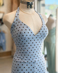 Crystal Polka Dot Crop Top