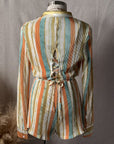 Summer Plisse Shorts Set