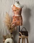 Amber Ruched Skirt Set