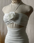 Raven Ruched Mini Dress