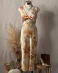 Botanic Satin Midi