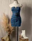 Vickie Belted Skirt Set