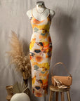 Claude Floral Midi