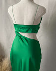 Carrie Cutout Satin Maxi