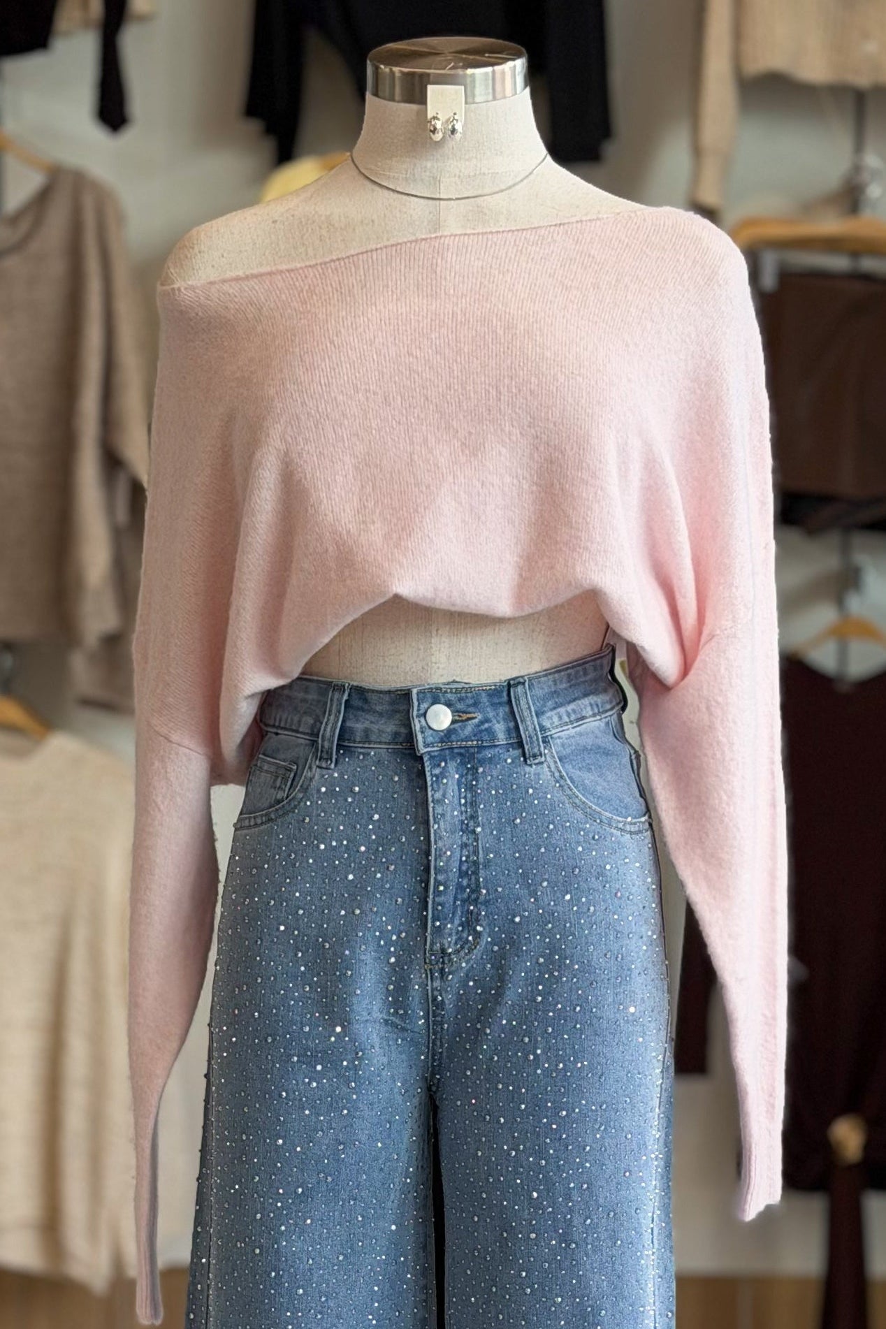 Hailey Boat Neck Sweater – Fashion Trend LA, Inc