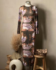 Kendall Mesh Maxi Dress