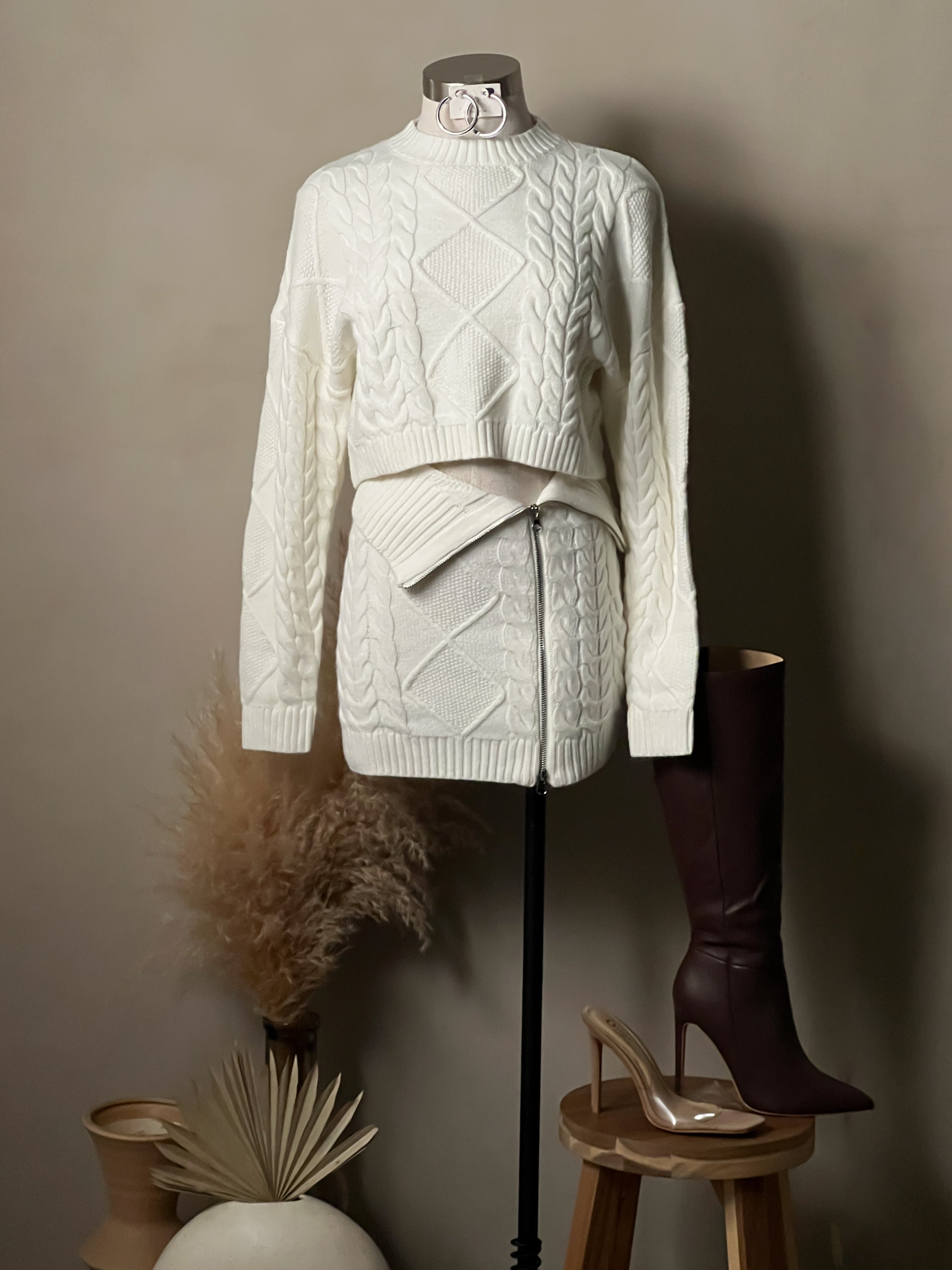 Emily Sweater Skirt Set