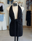Audrey Halter Mini Dress