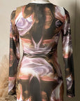 Kendall Mesh Maxi Dress