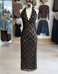 Eva Mesh Midi Dress