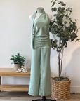 Demi Satin Pants Set