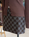 Autumn Plaid Mini Skirt