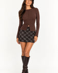 Amy Knit Button up Top