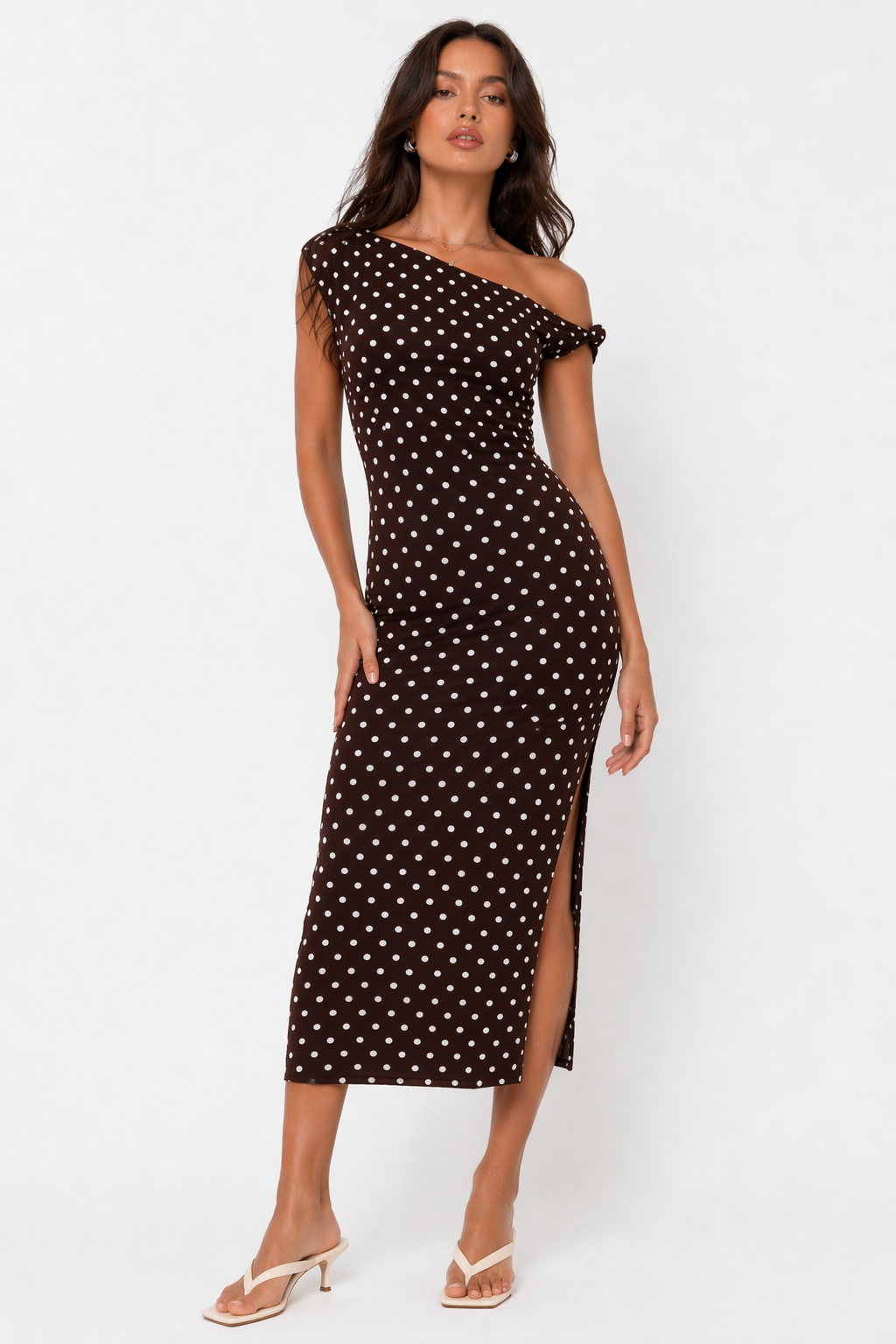 Beatrice Polka Dot Midi Fashion Trend LA, Inc Beatrice Polka Dot Midi Fashion Trend LA, Inc