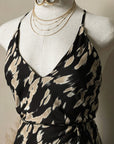 Veronica V-Cut Maxi Dress