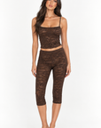 Natasha Capri Lace Set