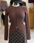 Amy Knit Button up Top