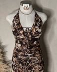Rhea Ruffle Midi Dress