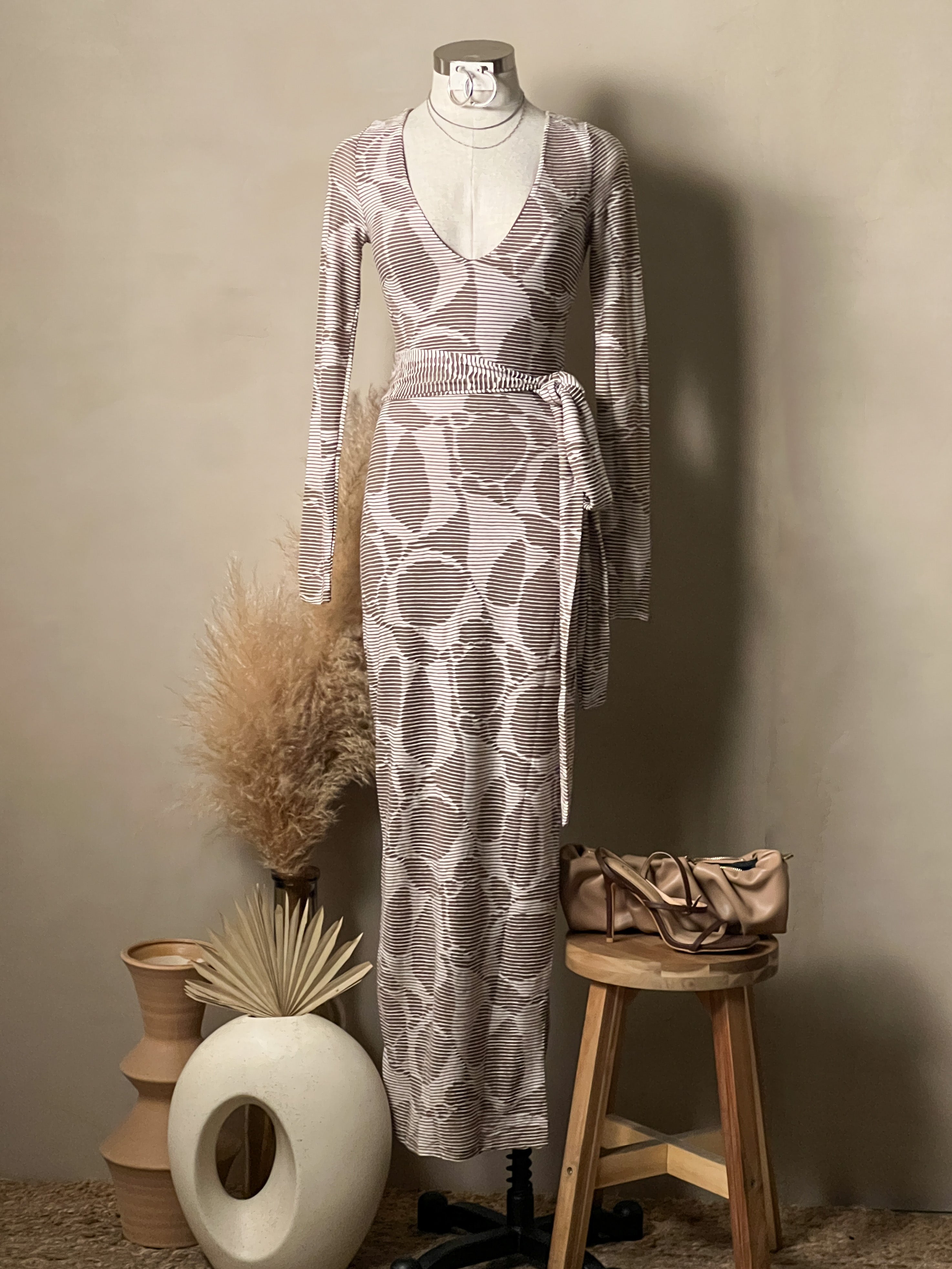 Ashley Mesh Maxi Dress