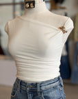 Blair Ruched Crop Top