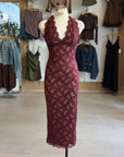 Eva Mesh Midi Dress