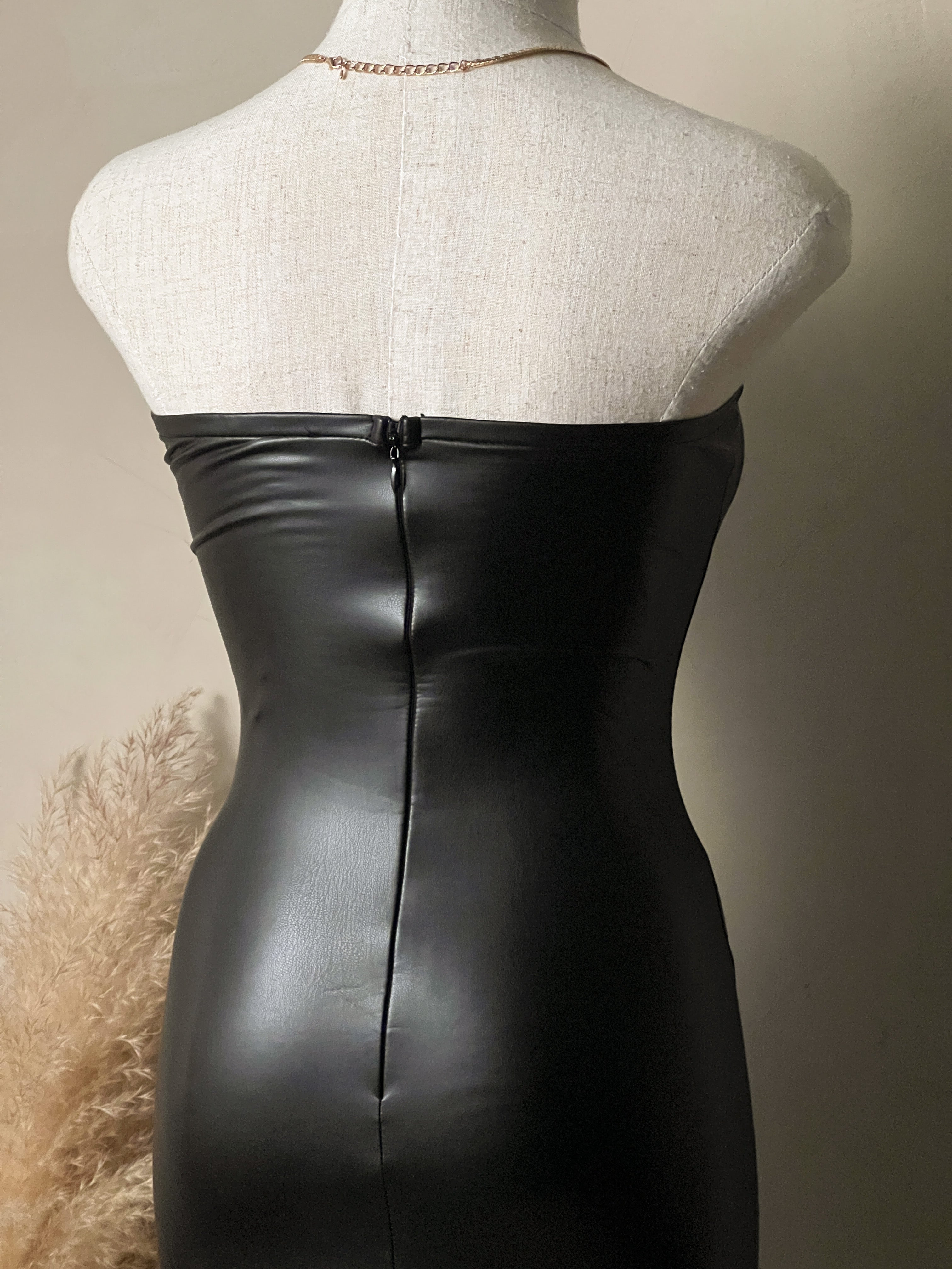 Doll Faux Leather Maxi