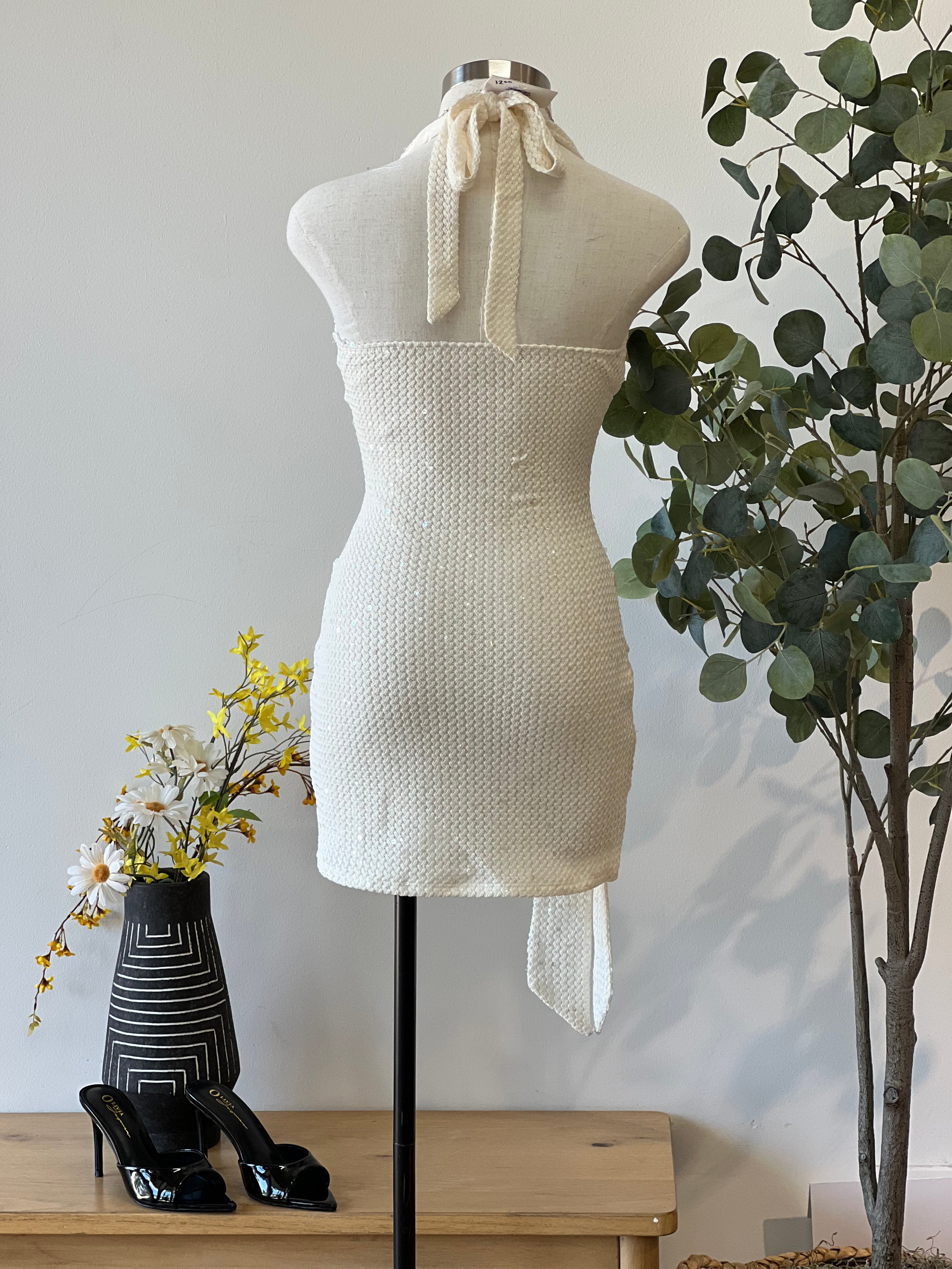 Isla Halter Mini Dress