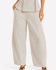 Stripe Barrel Pants