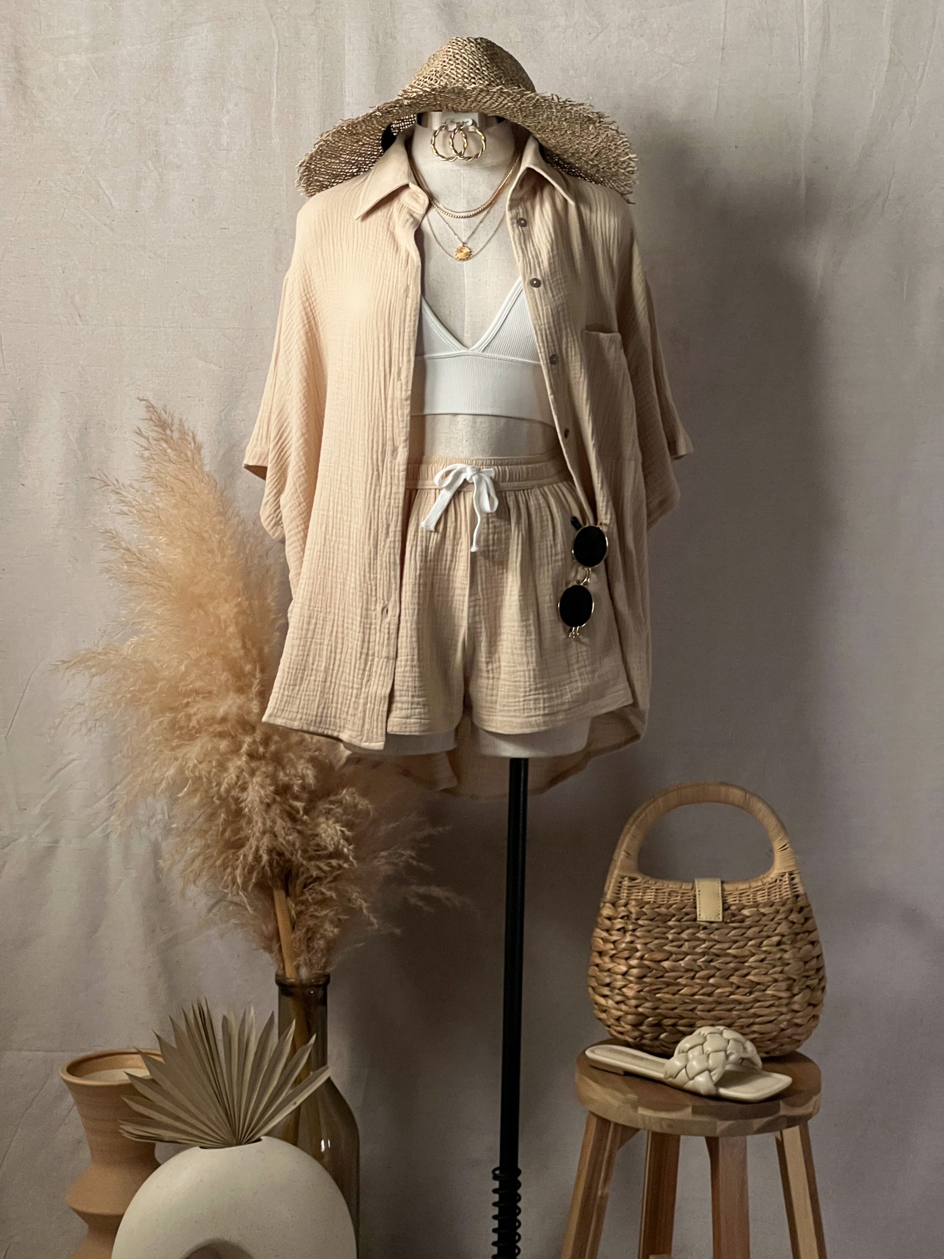Beachy Shorts Set