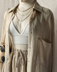 Cindy Striped Shorts Set