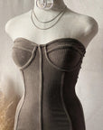Carmen Ribbed Mini Dress