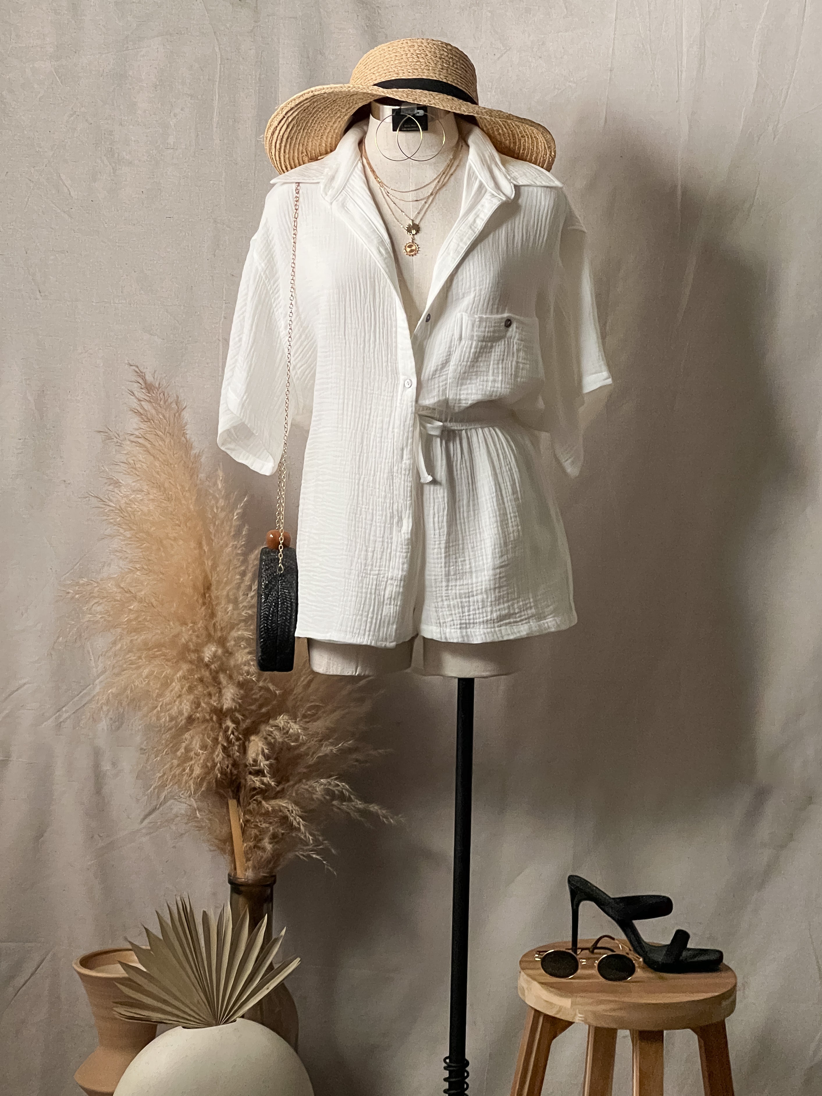 Beachy Shorts Set