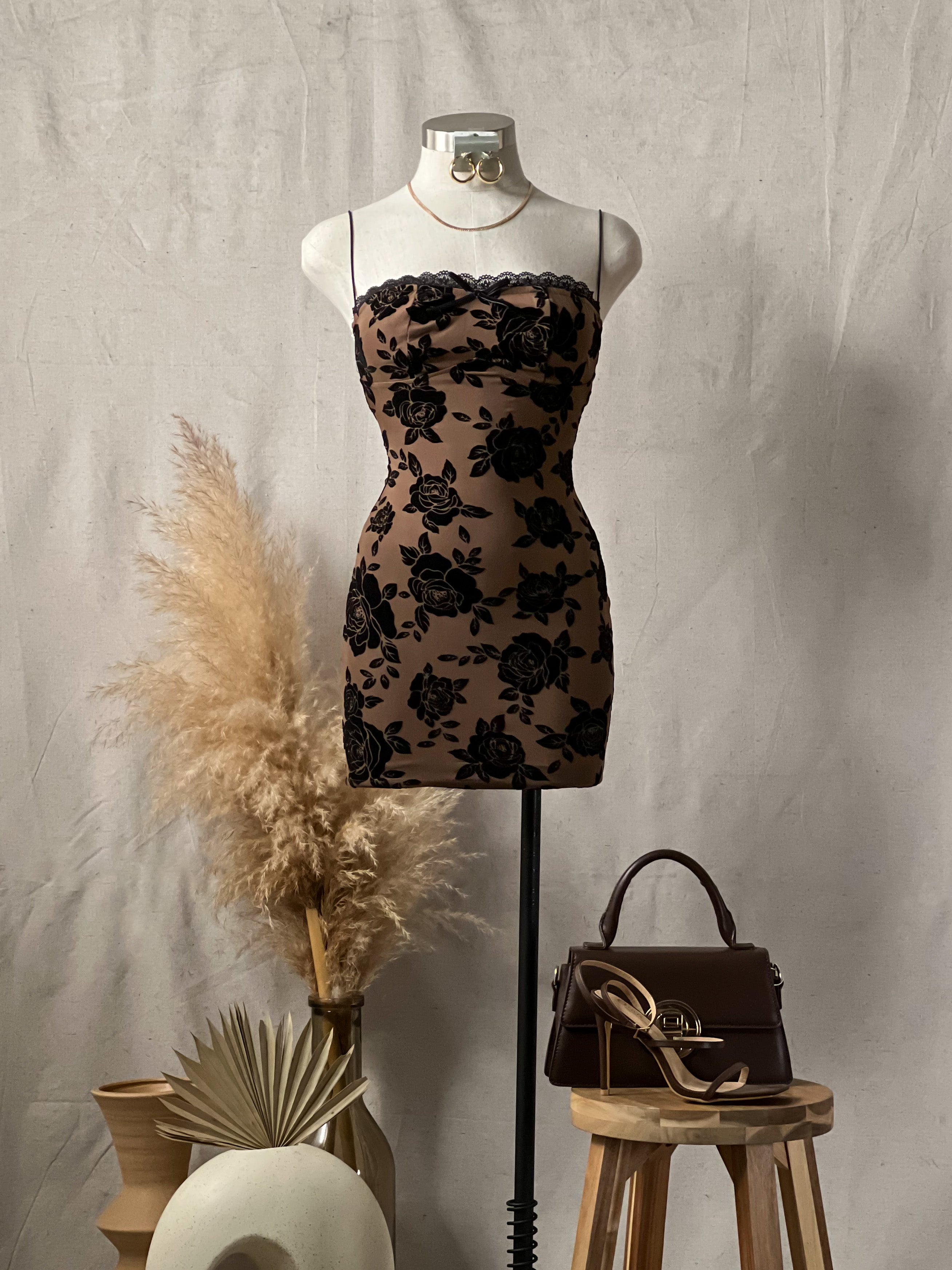 Ella Mesh Mini Dress