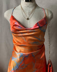 Lyla Satin Maxi Dress