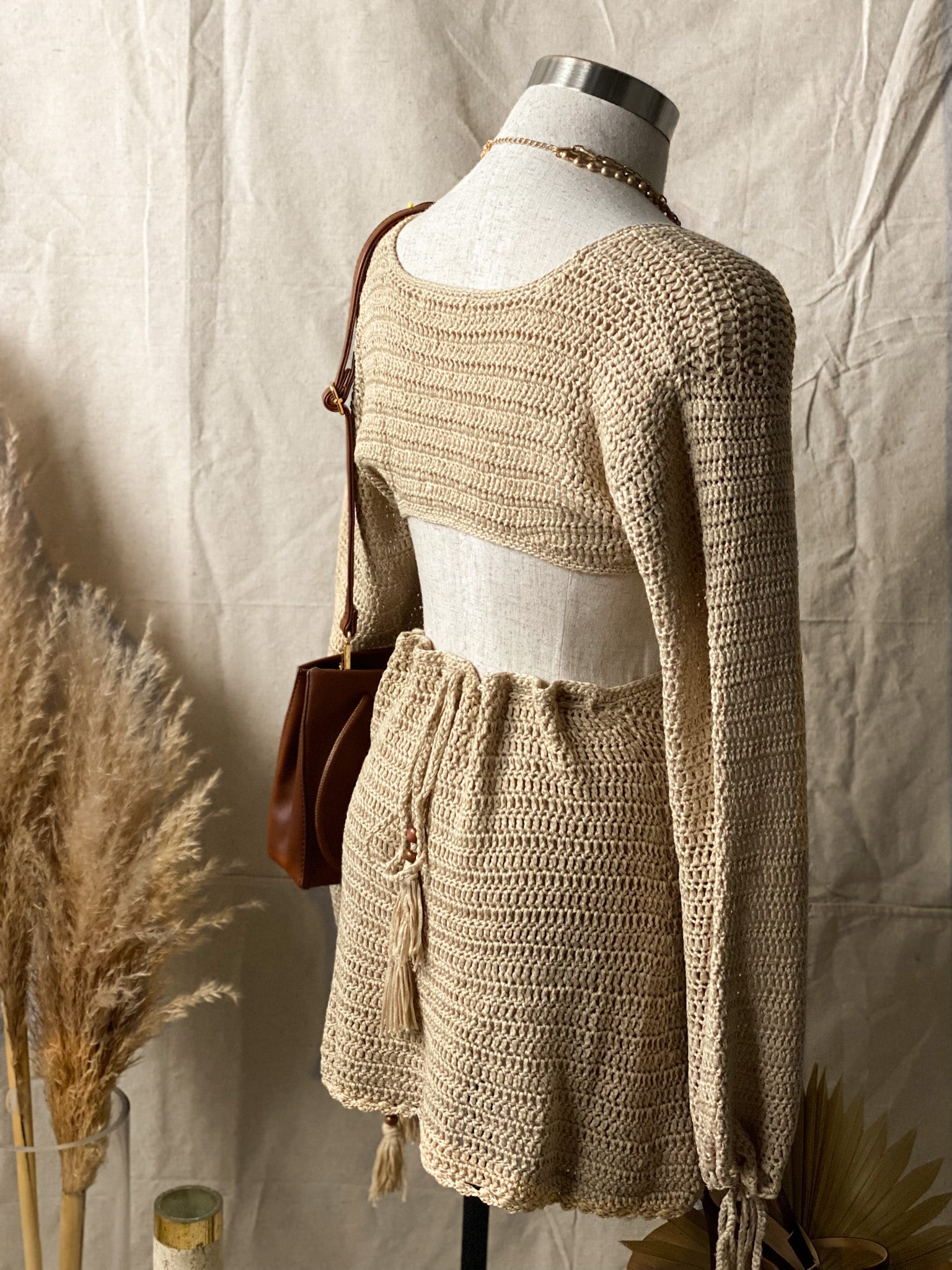 Karina Crochet Mini Dress