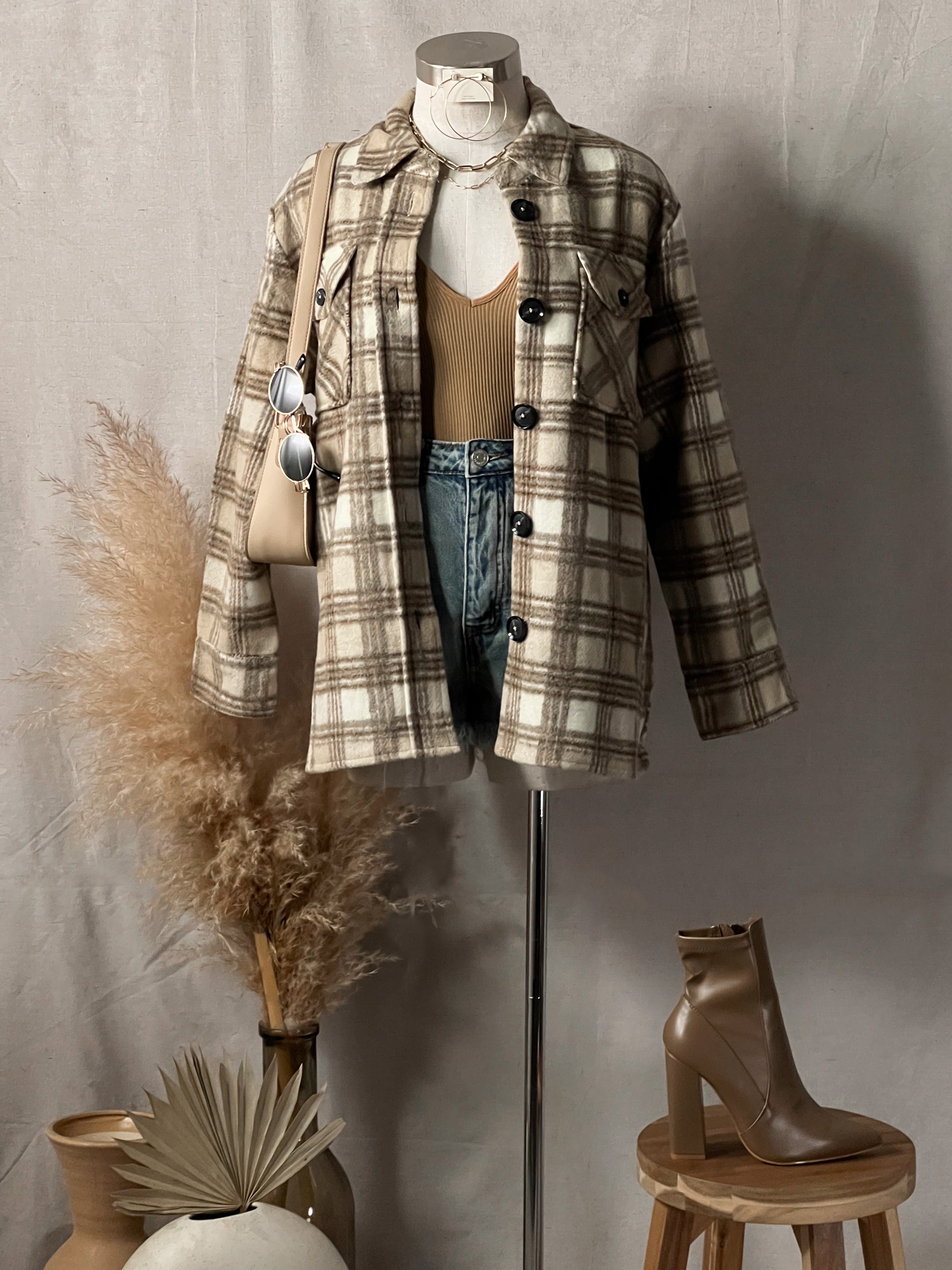 Kiara Plaid Shacket