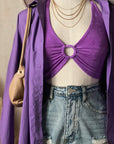 Ring Front Halter Top