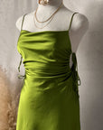 Rene Satin Midi Dress