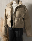 Kira Faux Leather Puffer