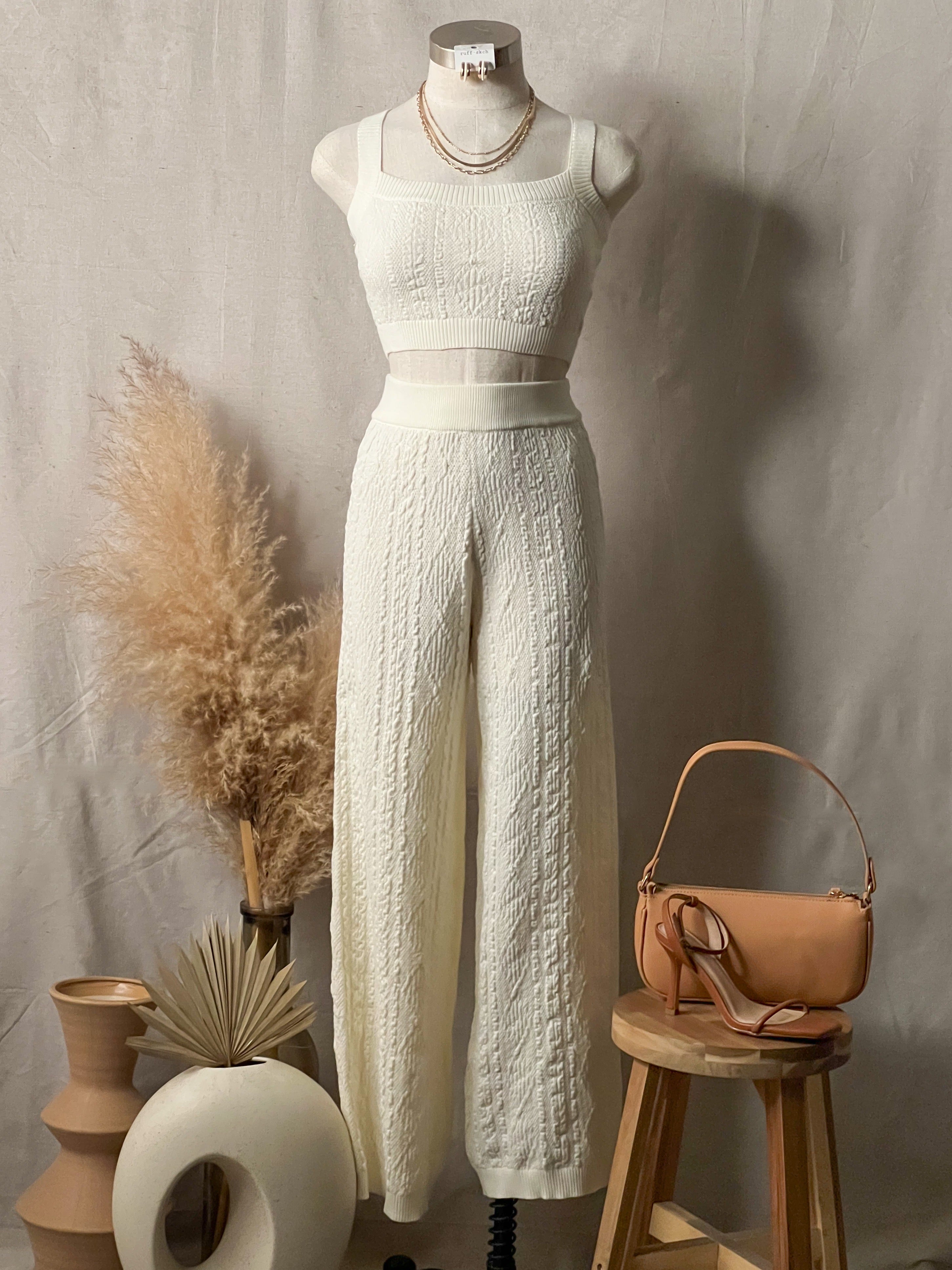 Bianca Knit Pants Set
