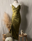 Esme Satin Midi Dress