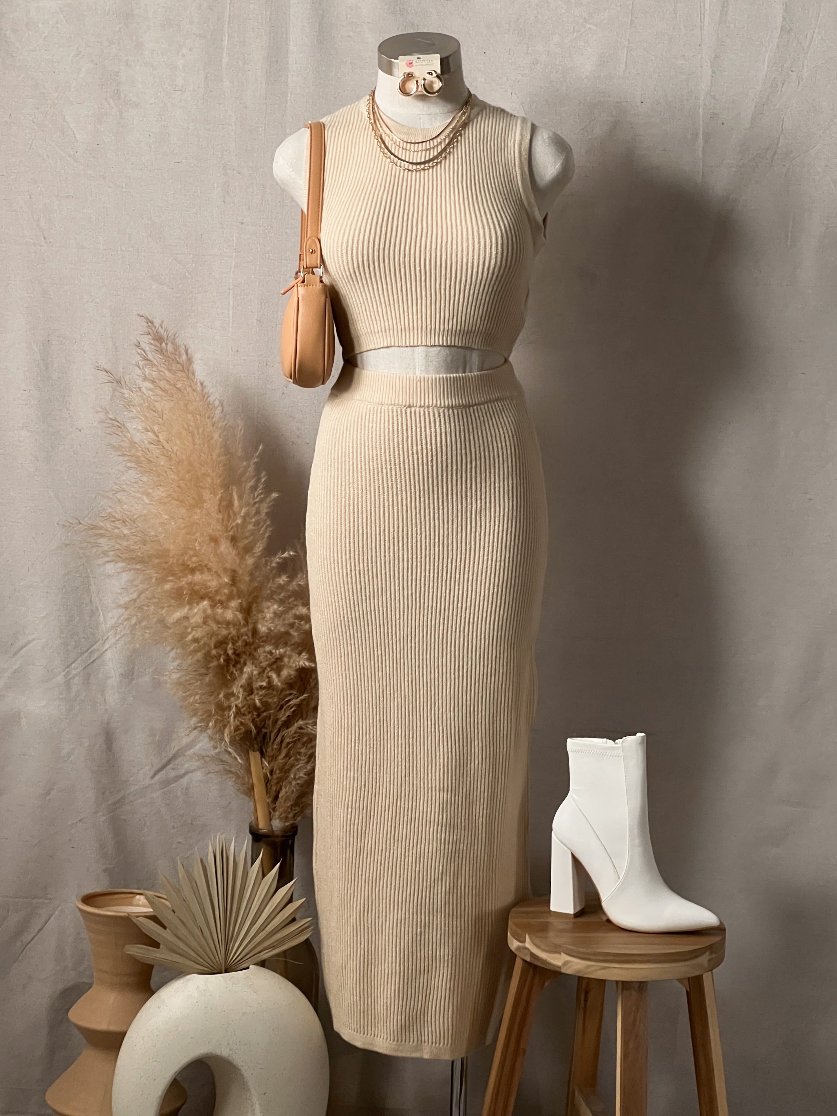 Mariah Knit Skirt Set