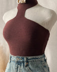 Hailey Knit Halter Top